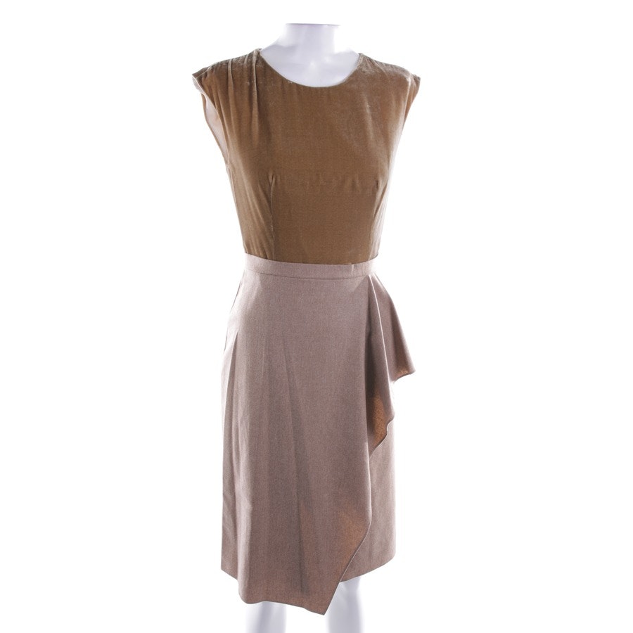 Kleid von Vionnet in Khaki und Braun Gr. 34 IT 40 - Neu