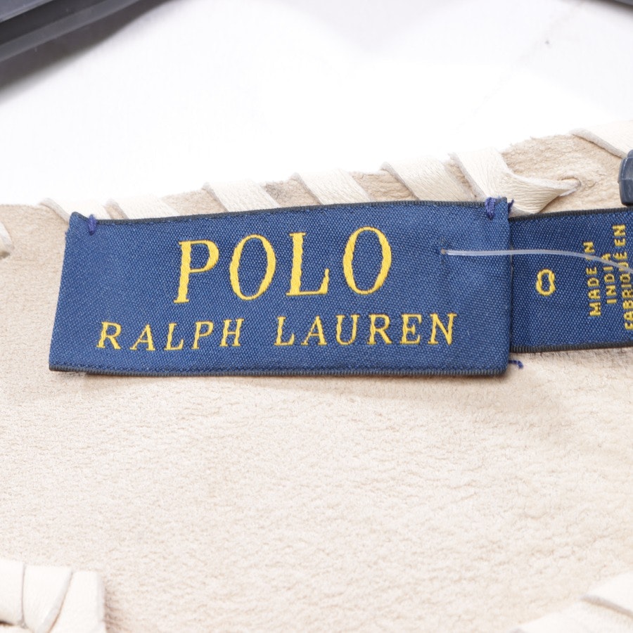 Ledermantel von Polo Ralph Lauren in Beige Gr. 30 US 0 Neu