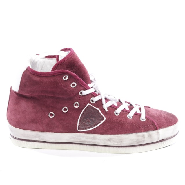 Image 1 of High-Top Sneakers from Philippe Model in Maroon size 42 EUR New | Vite EnVogue