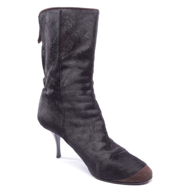 Ankle Boots from Hugo Boss in Dark brown and Black size 39 EUR | Vite EnVogue