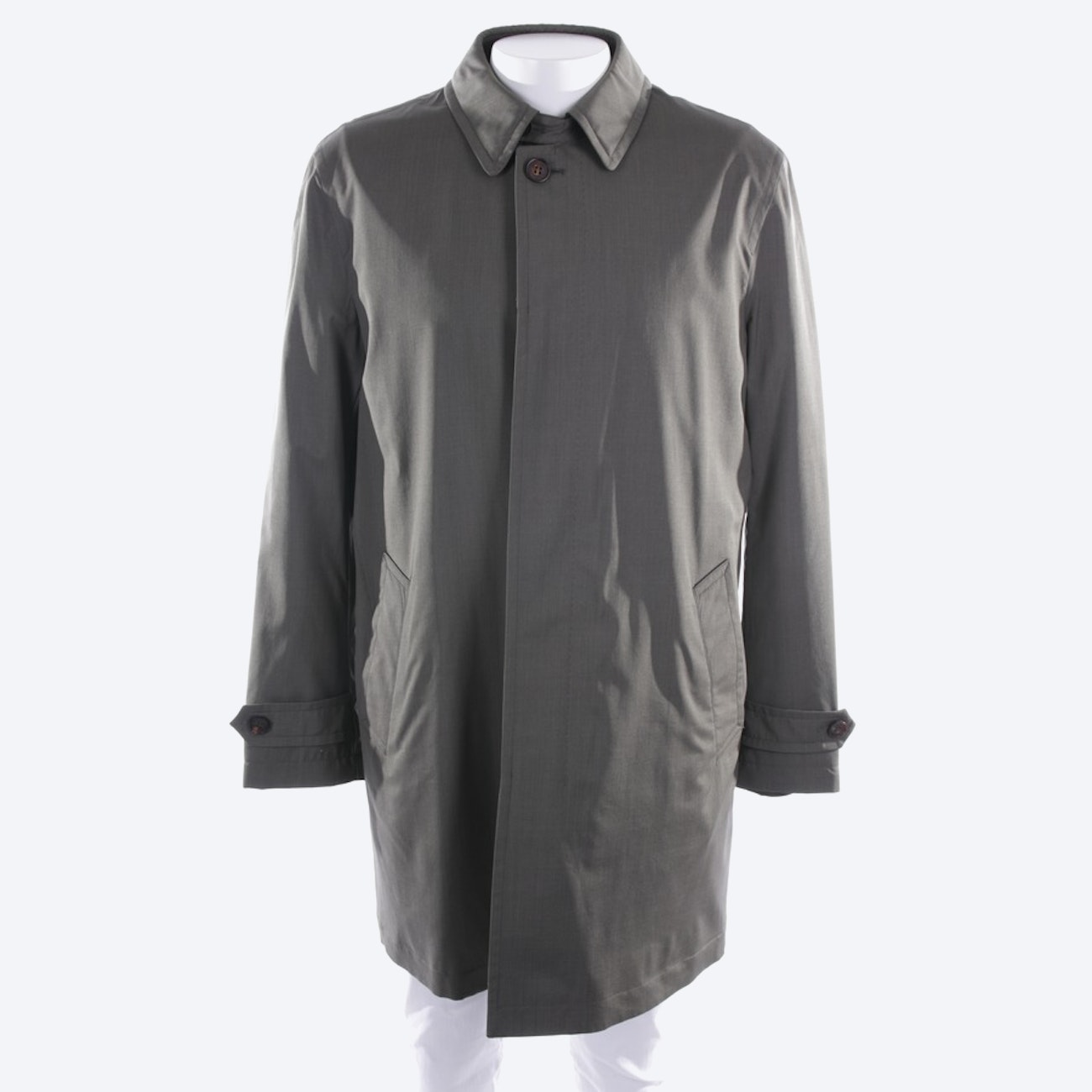 Image 1 of between-seasons jacket / coat from Zegna in Olivgrün size 50 | Vite EnVogue