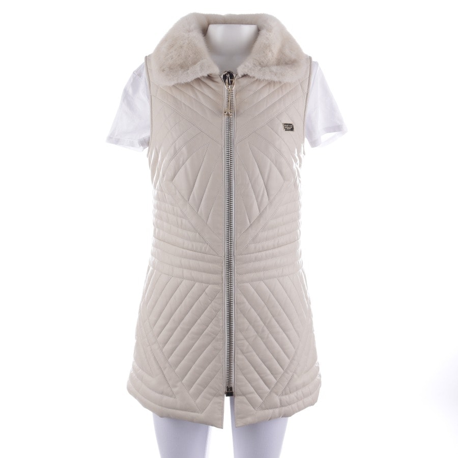 Image 1 of Leather Vest in M in color White | Vite EnVogue