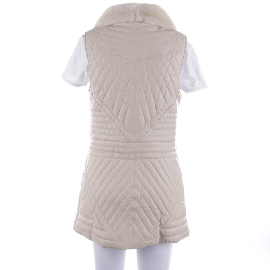 Image 2 of Leather Vest in M in color White | Vite EnVogue