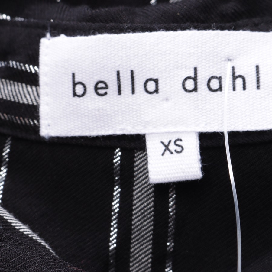 Bluse von Bella Dahl in Schwarz und Silber Gr. XS