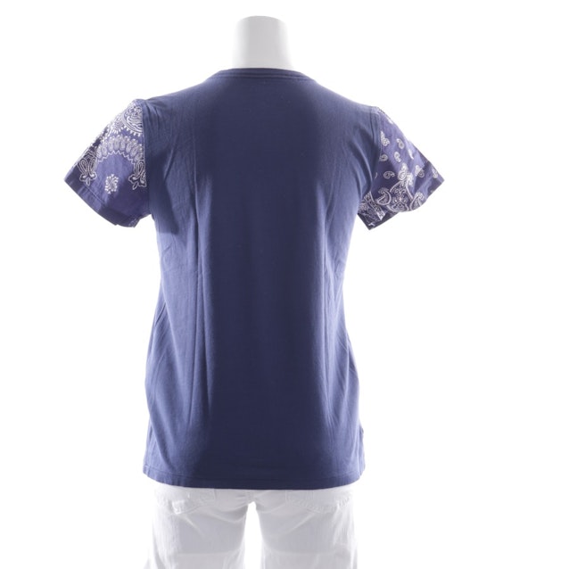 T-Shirt von Polo Ralph Lauren in Mittelblau und Weiß Gr. S | Vite EnVogue