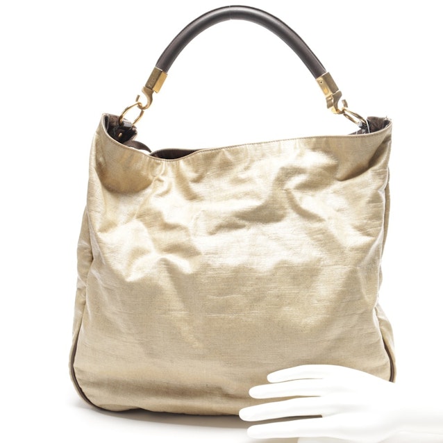 shoulder / messenger bag from Saint Laurent in White and Brown | Vite EnVogue