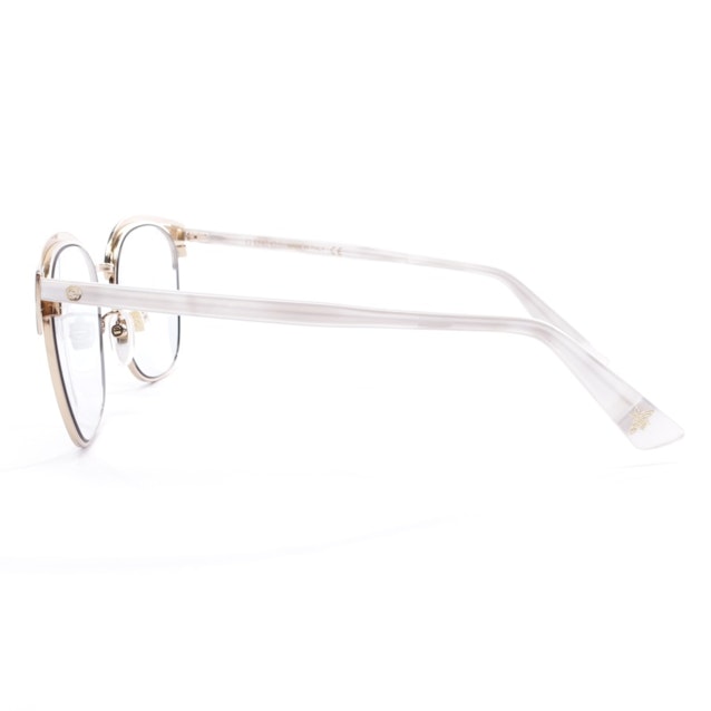Sonnenbrille von Gucci in Transparent und Hellblau GG0244S Neu | Vite EnVogue