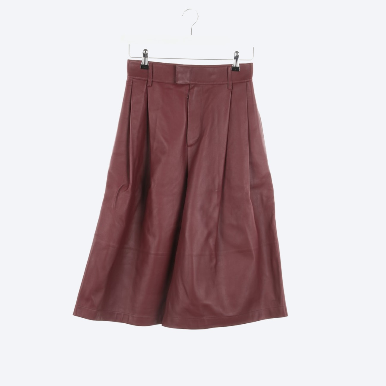Image 1 of Leather Pants in 30th in color Red | Vite EnVogue