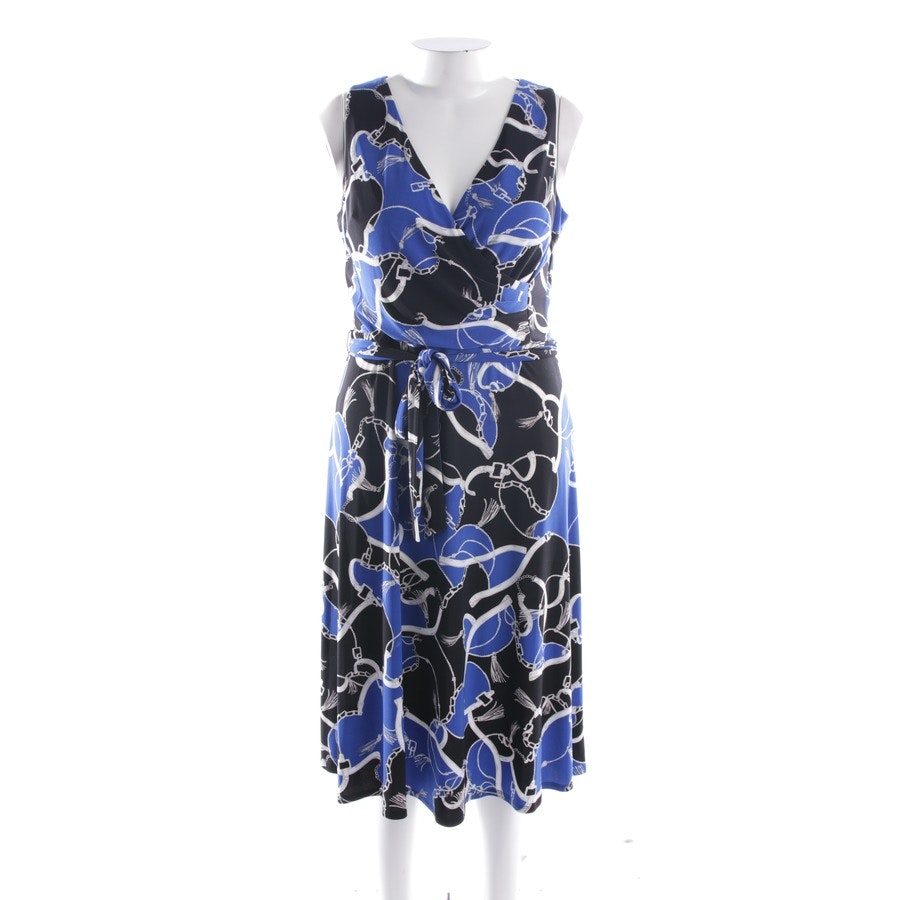 Kleid von Lauren Ralph Lauren in Schwarz und Blau Gr. 42 US 12