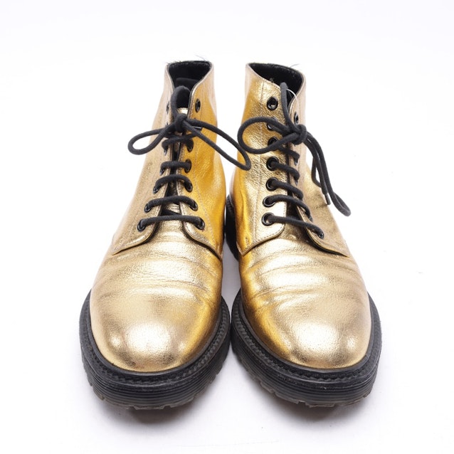 Ankle Boots from Saint Laurent in Gold size 36 EUR | Vite EnVogue