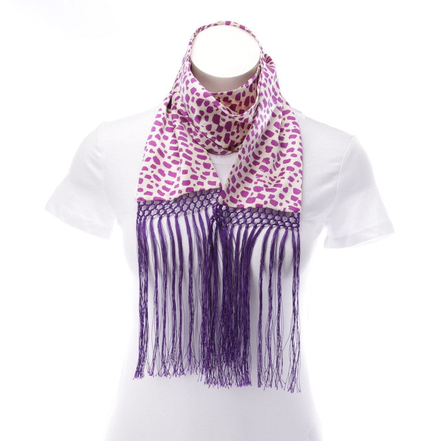 Silk Scarf from Balenciaga in Blueviolet and Ivory
