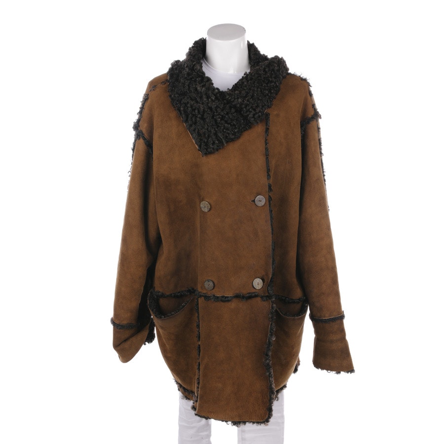 Image 1 of Sheepskin Coat in 42 in color Brown | Vite EnVogue