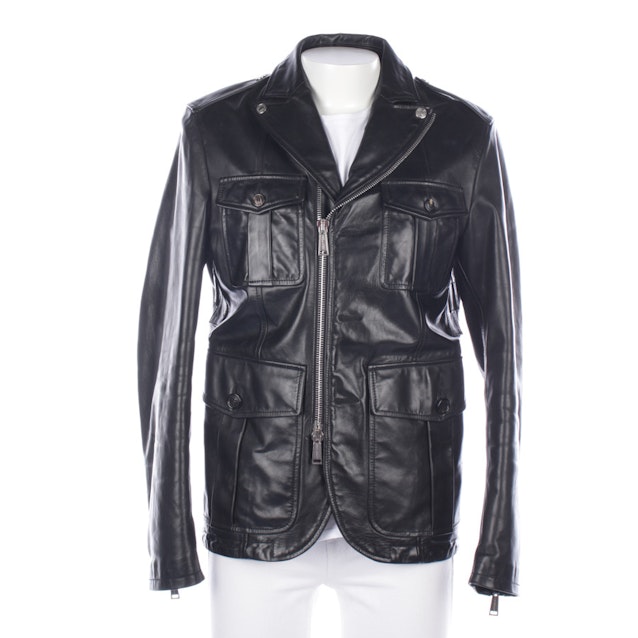 Image 1 of Leather Jacket from Dsquared in Black size 50 | Vite EnVogue