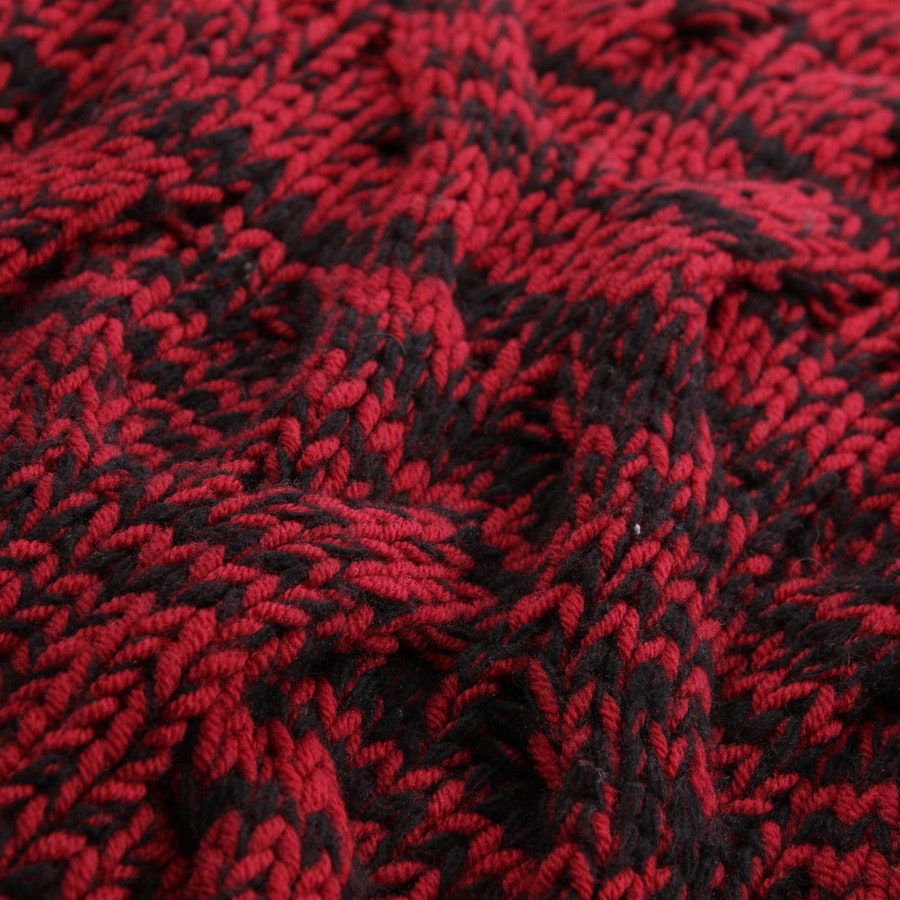 Wollpullover von Hugo Boss Red Label in Rot und Schwarz Gr. L