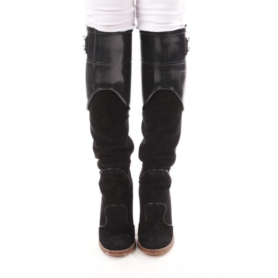 Overknee Boots from Dolce & Gabbana in Black size 38,5 EUR