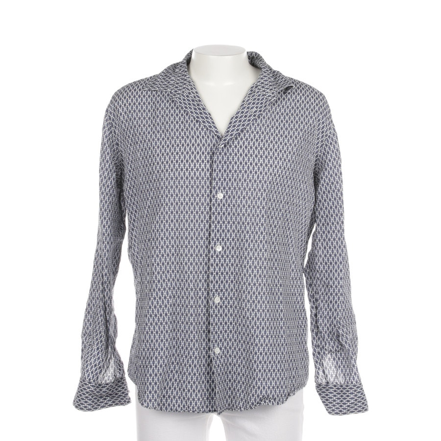 Casual Shirt from Hermès in Blue and White size 43