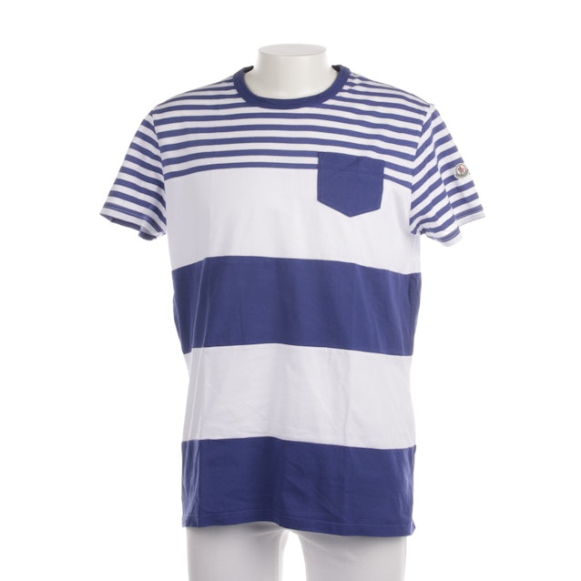 Bild 1 von T-Shirt von Moncler in Weiß und Blau Gr. 2XL | Vite EnVogue