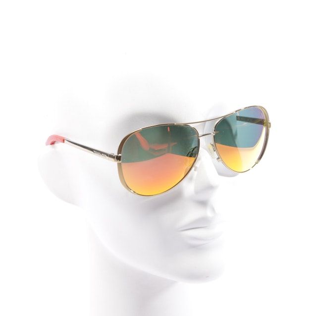 Sonnenbrille von Michael Kors in Gold und Rot MK 5004 Chelsea | Vite EnVogue