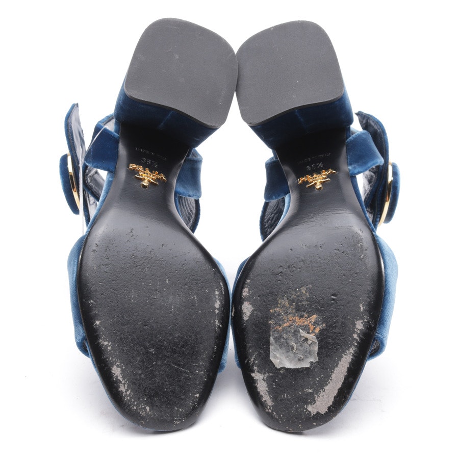 Heeled Sandals from Prada in Royalblue size 36,5 EUR