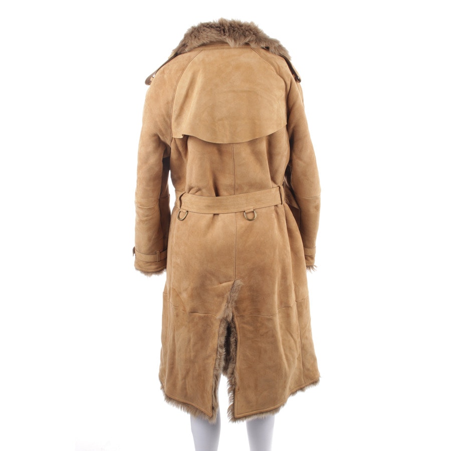 Leather Coat from Burberry London in Camel size M