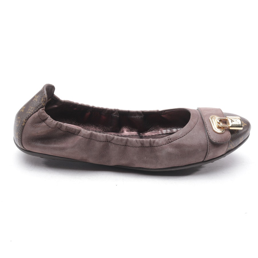 Ballet Flats from Louis Vuitton in Brown and Gold size 36 EUR