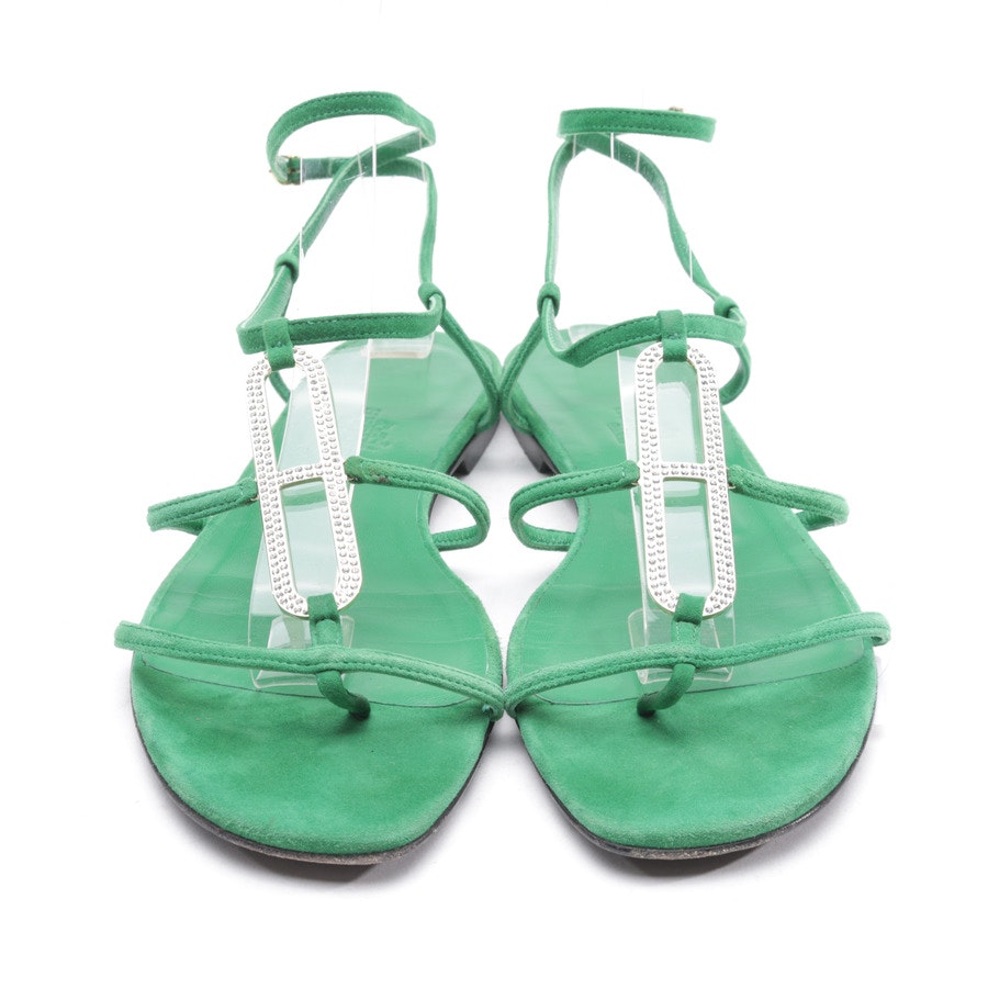 Sandals from Hermès in Green size 37 EUR