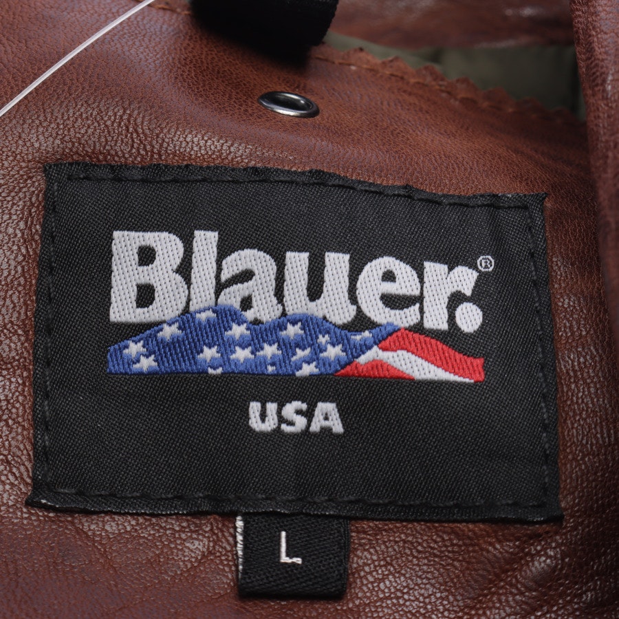 Leather Jacket from Blauer USA in Cognac size L
