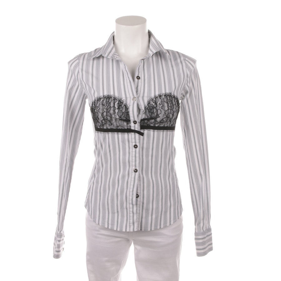 Shirt from Dolce & Gabbana in Gray and White size 36 IT 42