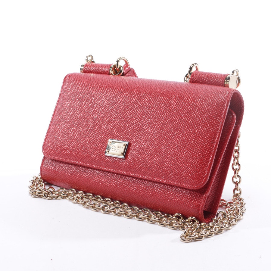 Wallet on Chain from Dolce & Gabbana in Red
